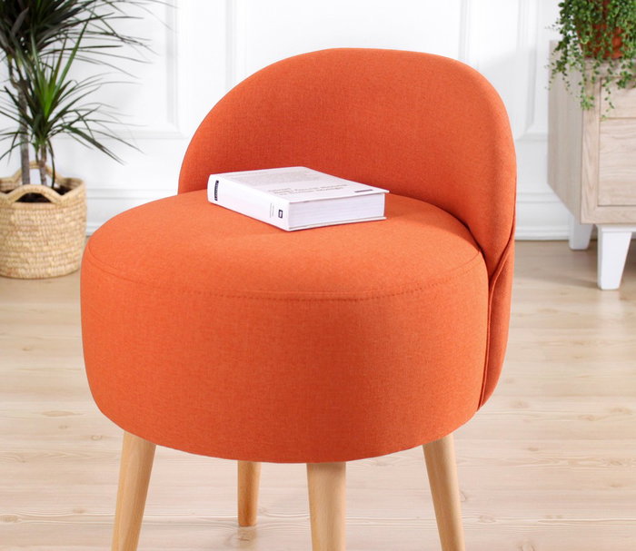 Atelier Del Sofa Puff Bohemio Naranja